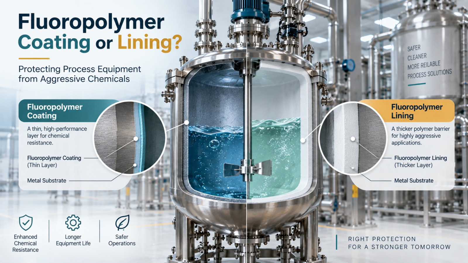 Protecting Process Equipment from Aggressive Chemicals: Coating or Lining?